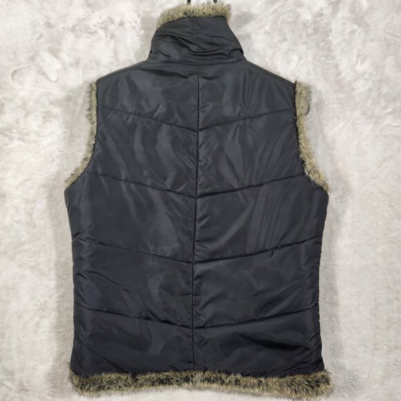 Faux Fur Reversible Vest Women's size M - Picture 5 of 7